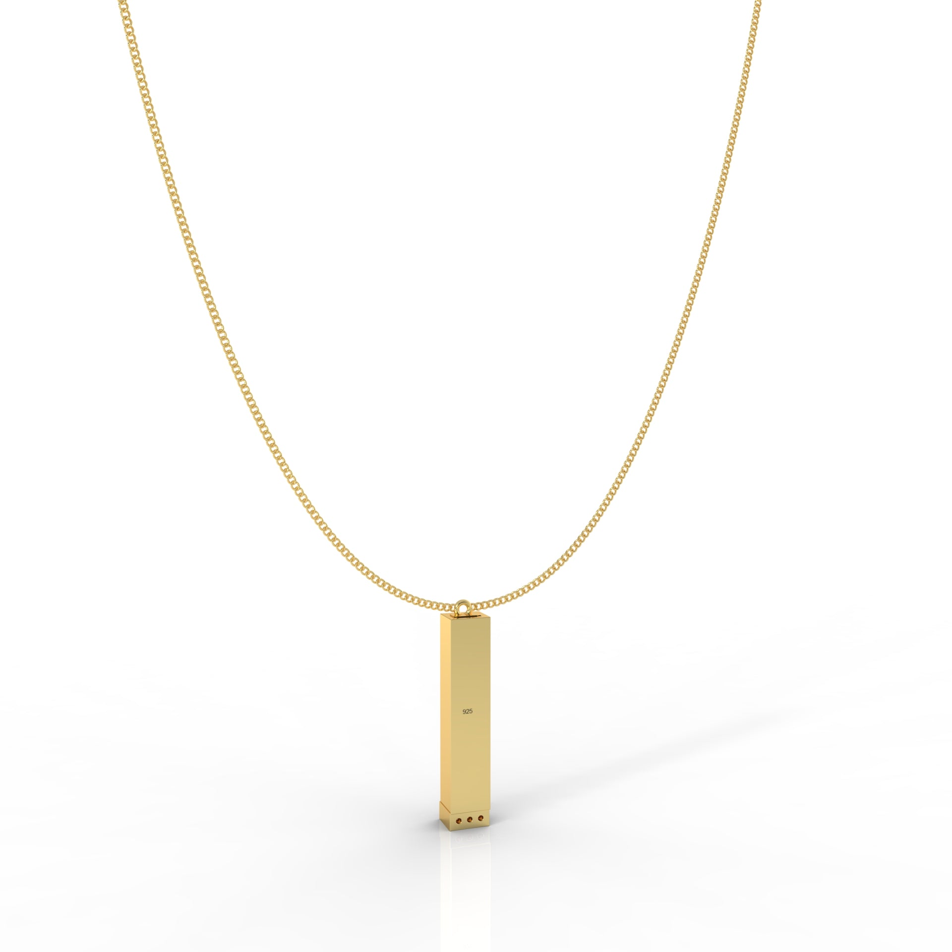 Secretly I Love You Pendant 18KT God Plated Necklace